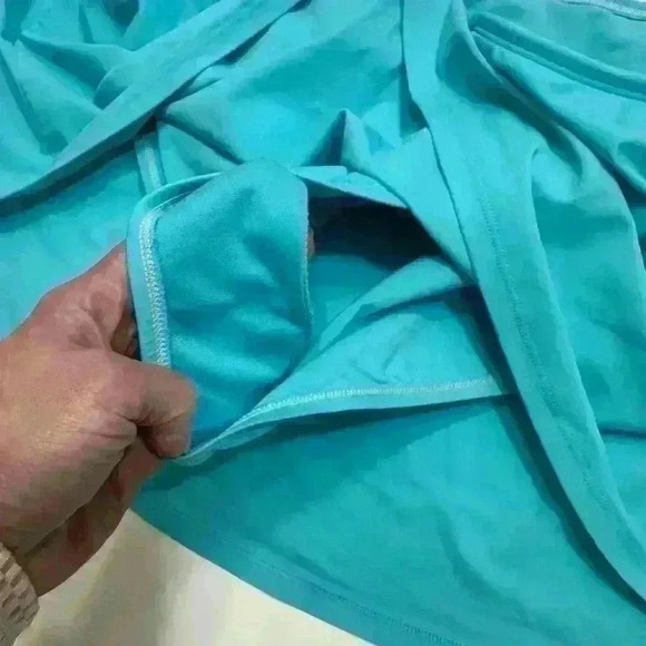 Island Escape 2XL Caribbean Blue Swim Skirt Item# 2X - Picture 5 of 5